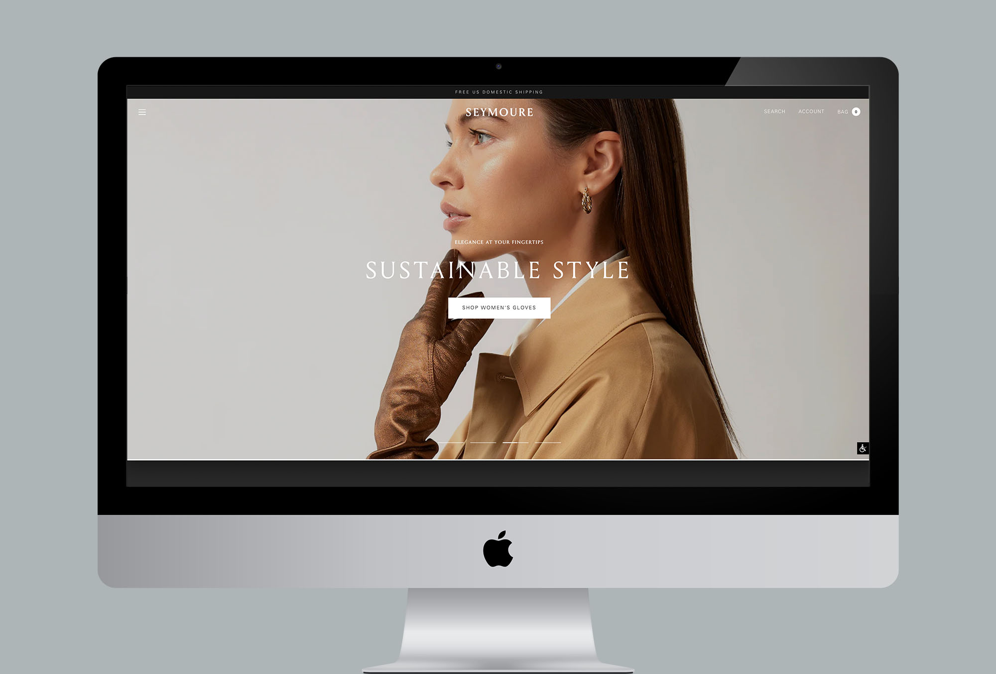 seymour website on desktop