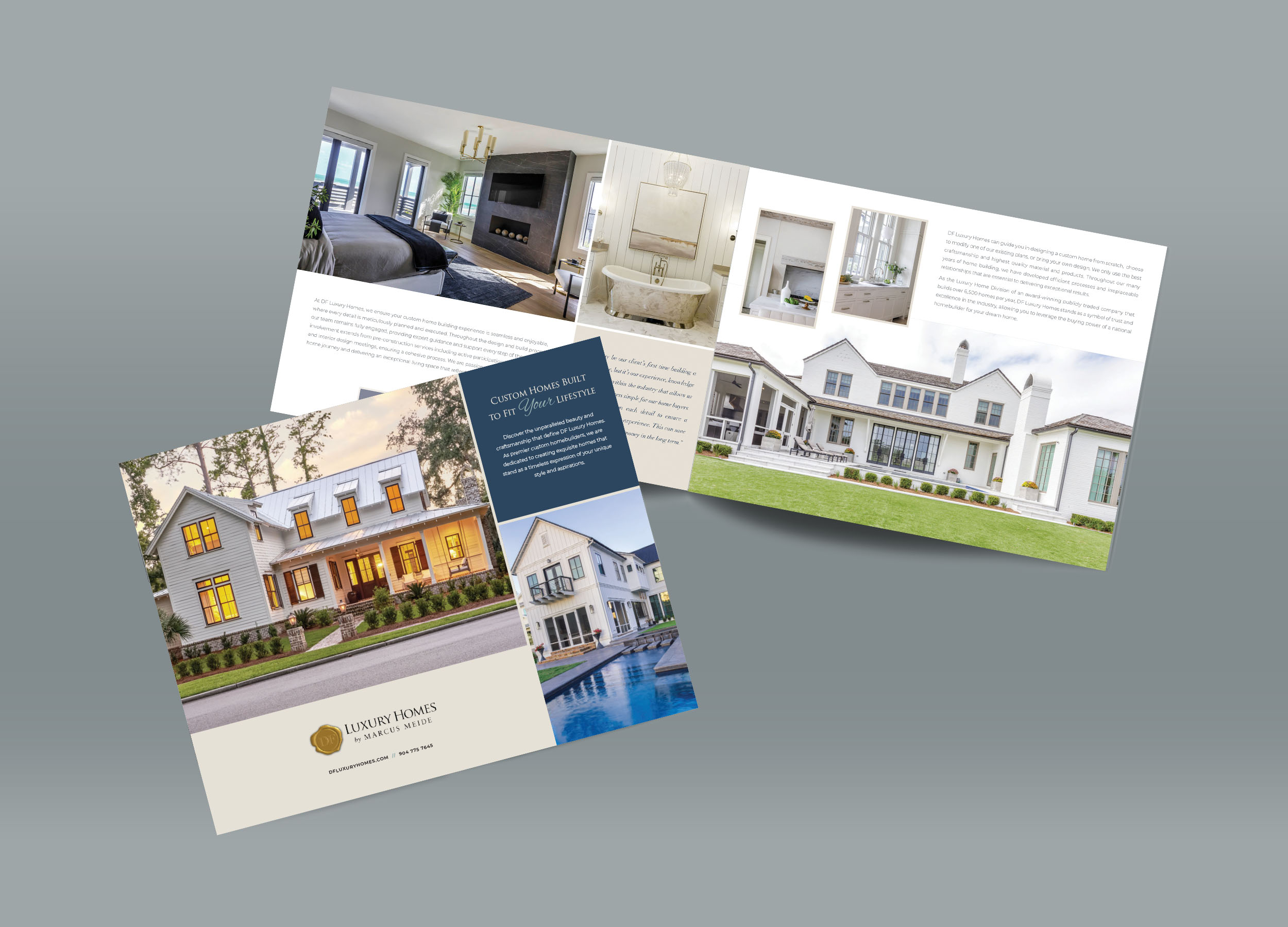 brochure for DF Luxury Homes