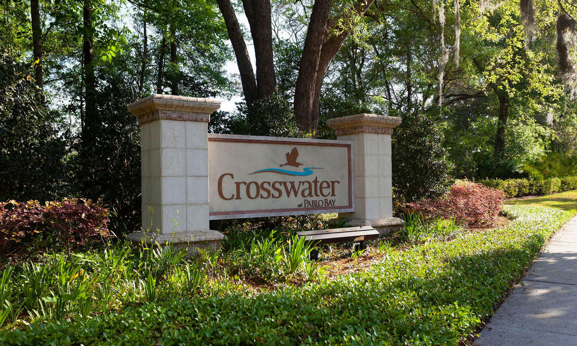 crosswater at pablo bay signage