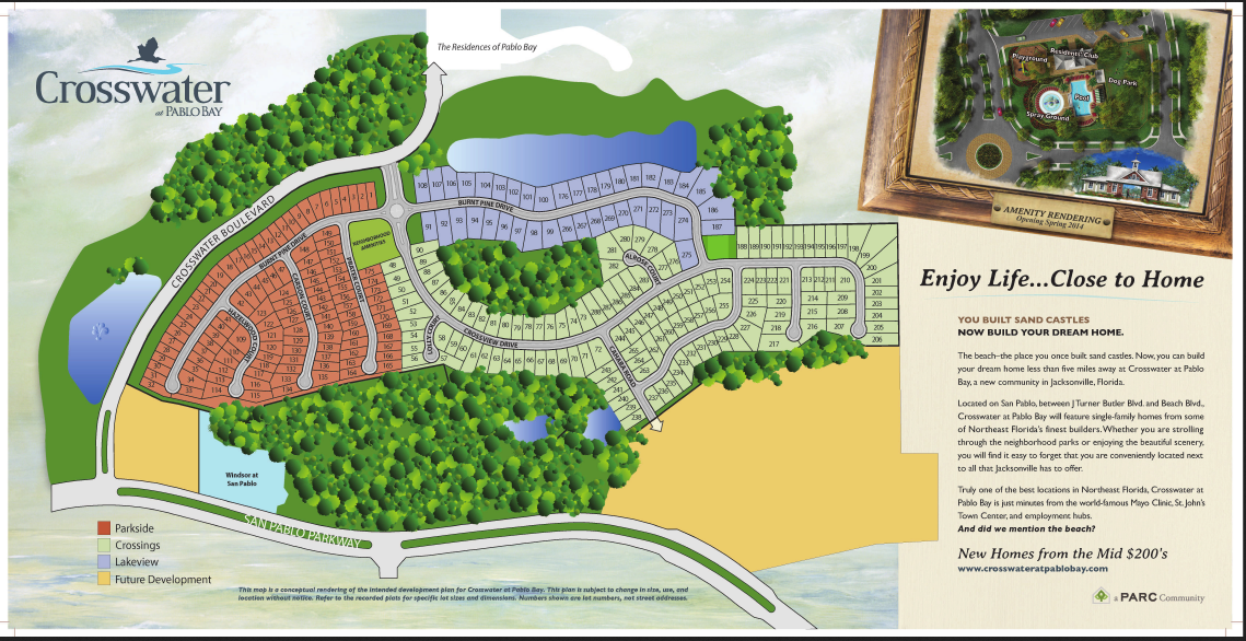 crosswater siteplan