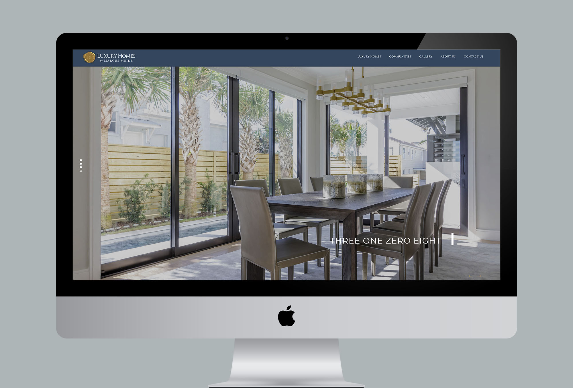 DF Luxury Homes Homepage desktop