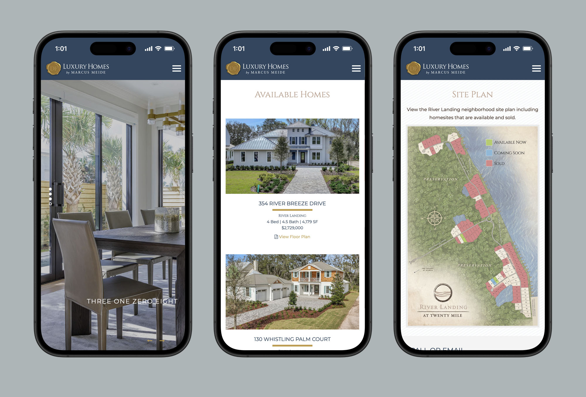 DF Luxury Homes mobile