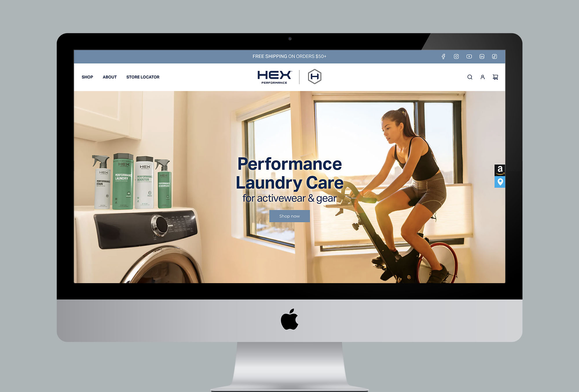 hex performance desktop website